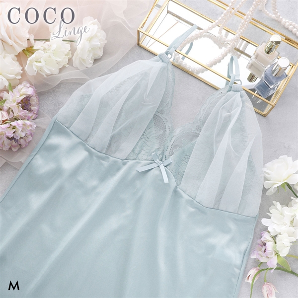 ココランジェ エアリーヴェール  スリップ 75cm ランジェリー COCO Linge