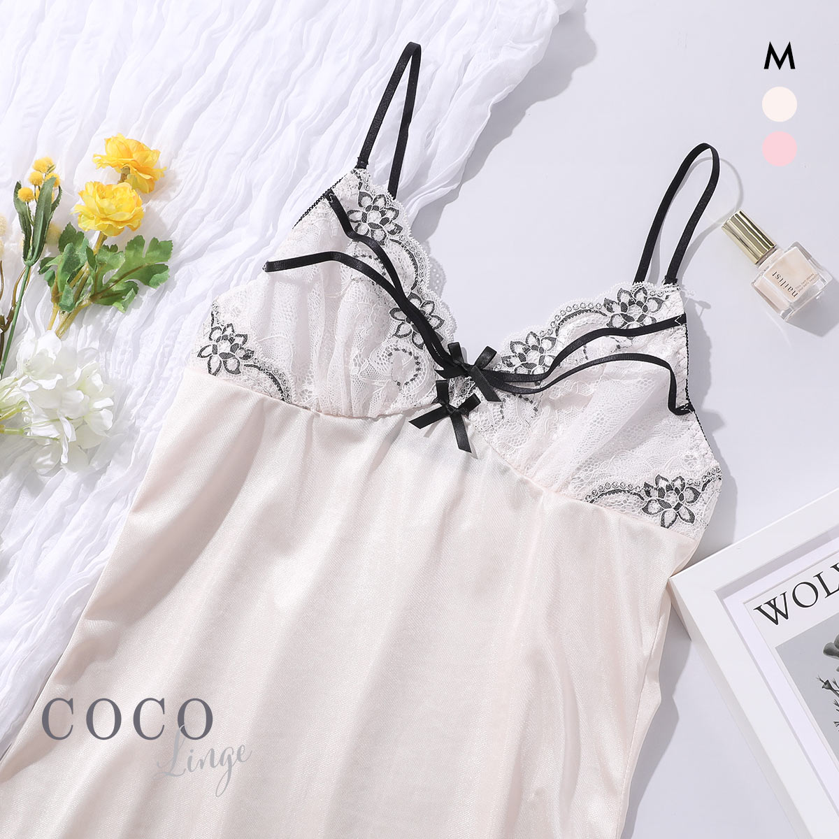 ココランジェ セクシーレディコード ランジェリー スリップ 75cm丈 COCO Linge