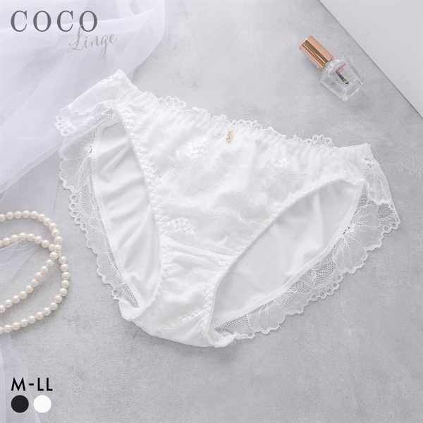 ココランジェ レーシィ カシュクール ペア バックレース ショーツ COCO Linge