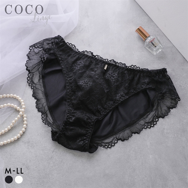 ココランジェ レーシィ カシュクール ペア バックレース ショーツ COCO Linge