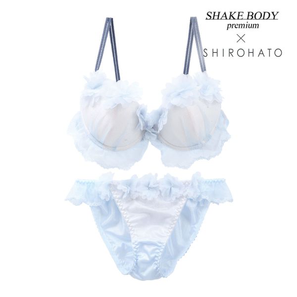 シェイクボディー Shake Body ポップンフラワー SHIROHATO別注 ブラジャー ショーツ セット