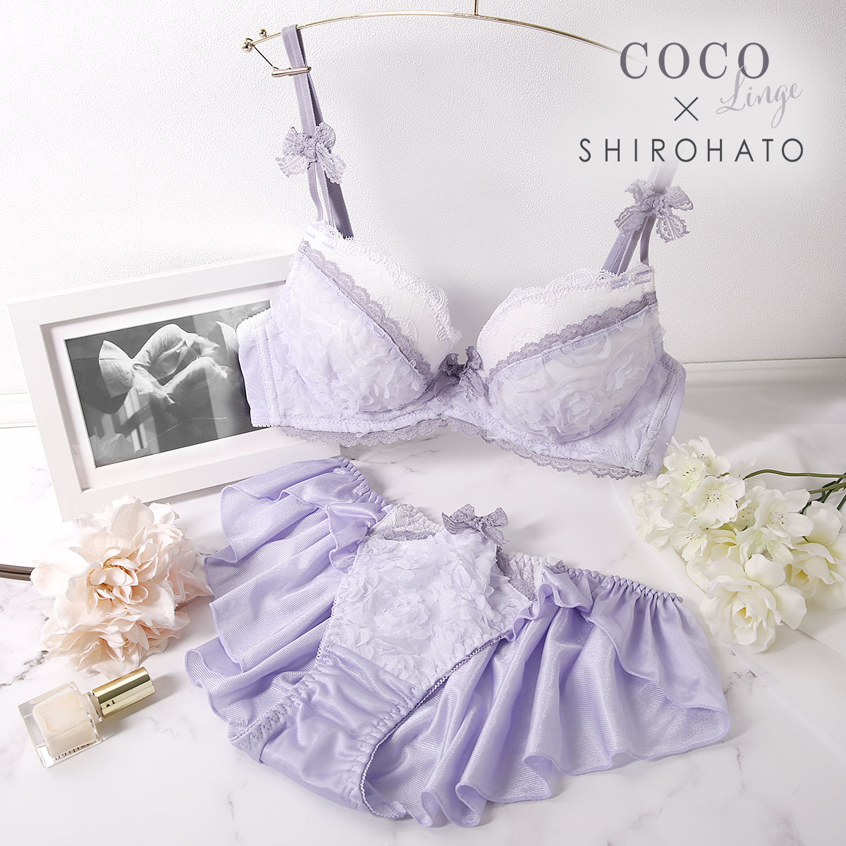 ❤︎イタリアランジェリー Verdissima❤︎コットン パジャマセット パープル ❤︎イタリアランジェリー こかす Verdissima❤︎コットン