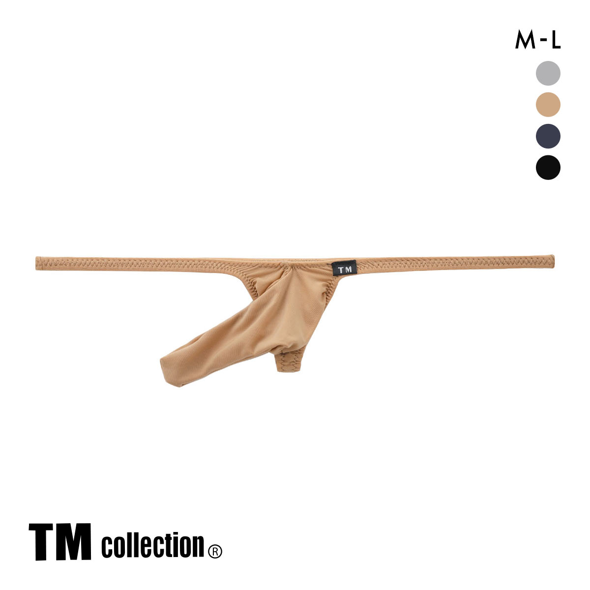 ティーエム コレクション TM collection STRIKESKIN JUST IMPACT 改 Tバック ビキニ ML メンズ セクシー(BE-ベージュ-M)