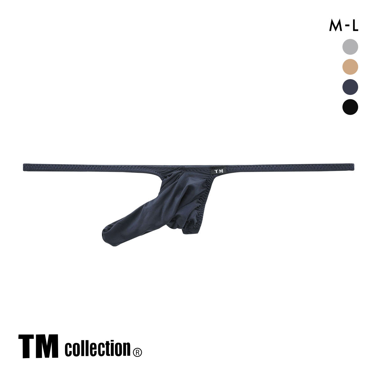 ティーエム コレクション TM collection STRIKESKIN JUST IMPACT 改 Tバック ビキニ ML メンズ セクシー(NV-ネイビー-M)