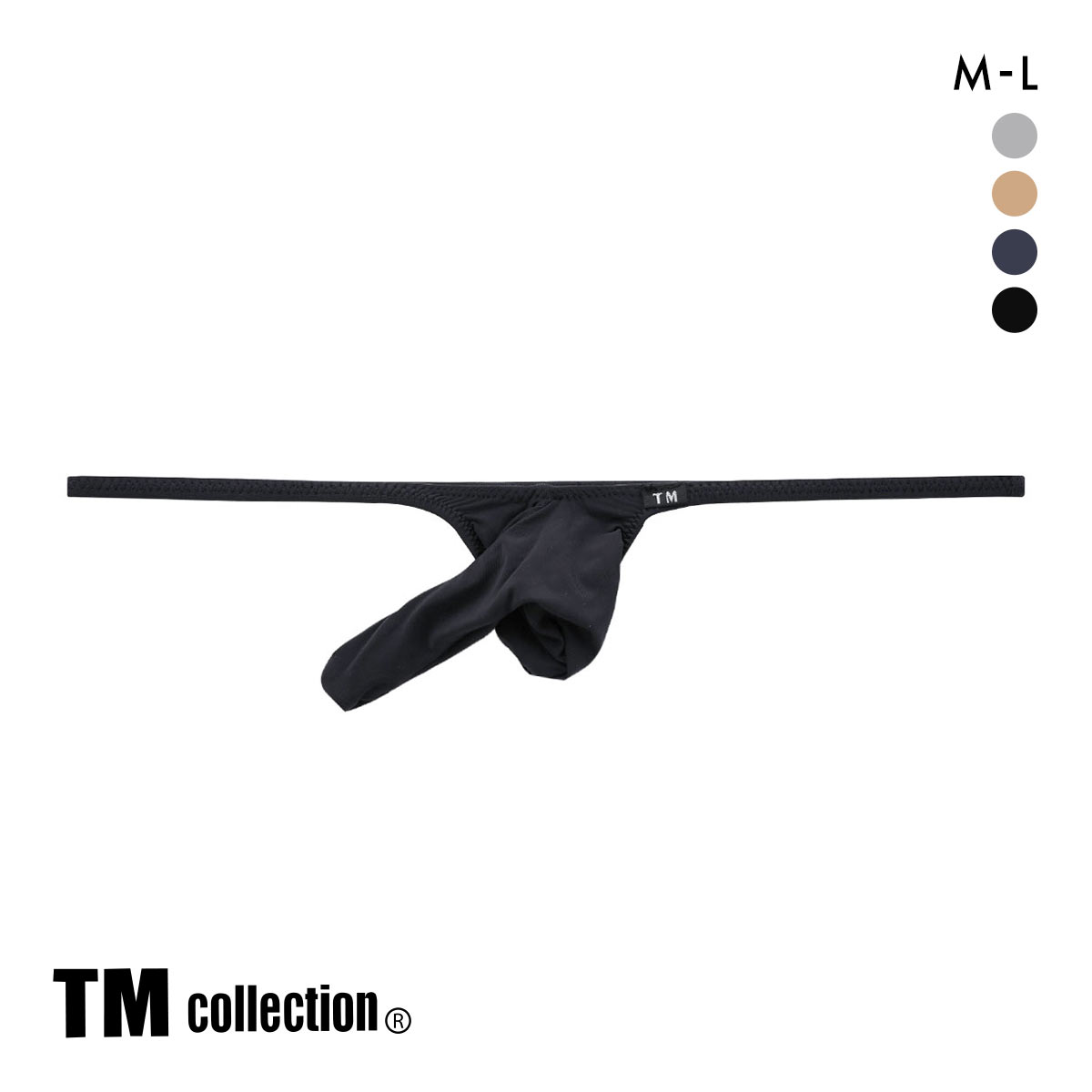 ティーエム コレクション TM collection STRIKESKIN JUST IMPACT 改 Tバック ビキニ ML メンズ セクシー(BK-ブラック-M)