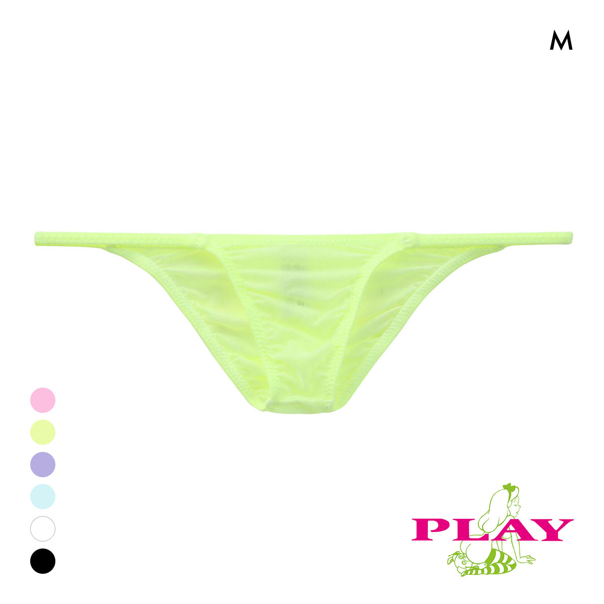 ターキー レディース Clearskin Sharp Cut low-rise ハーフバック ビキニ　Ladys TURKEY TM collection(YE-イエロー-M)