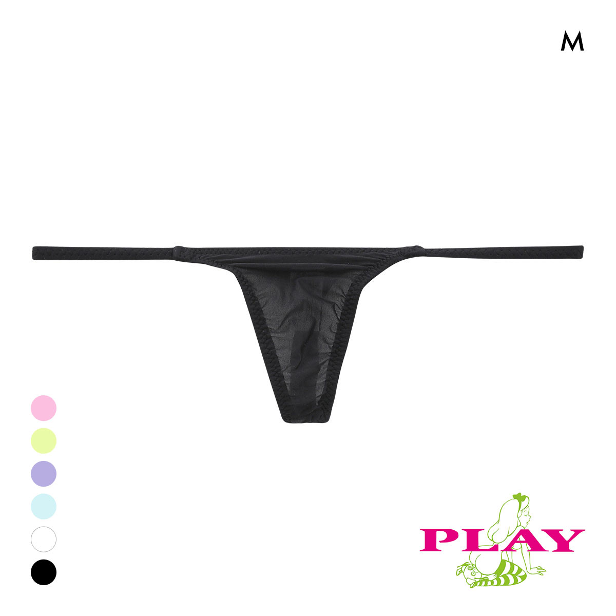 ターキー レディース Clearskin Sharp Cut low-rise Tバック ビキニ　Ladys TURKEY TM collection(BK-ブラック-M)