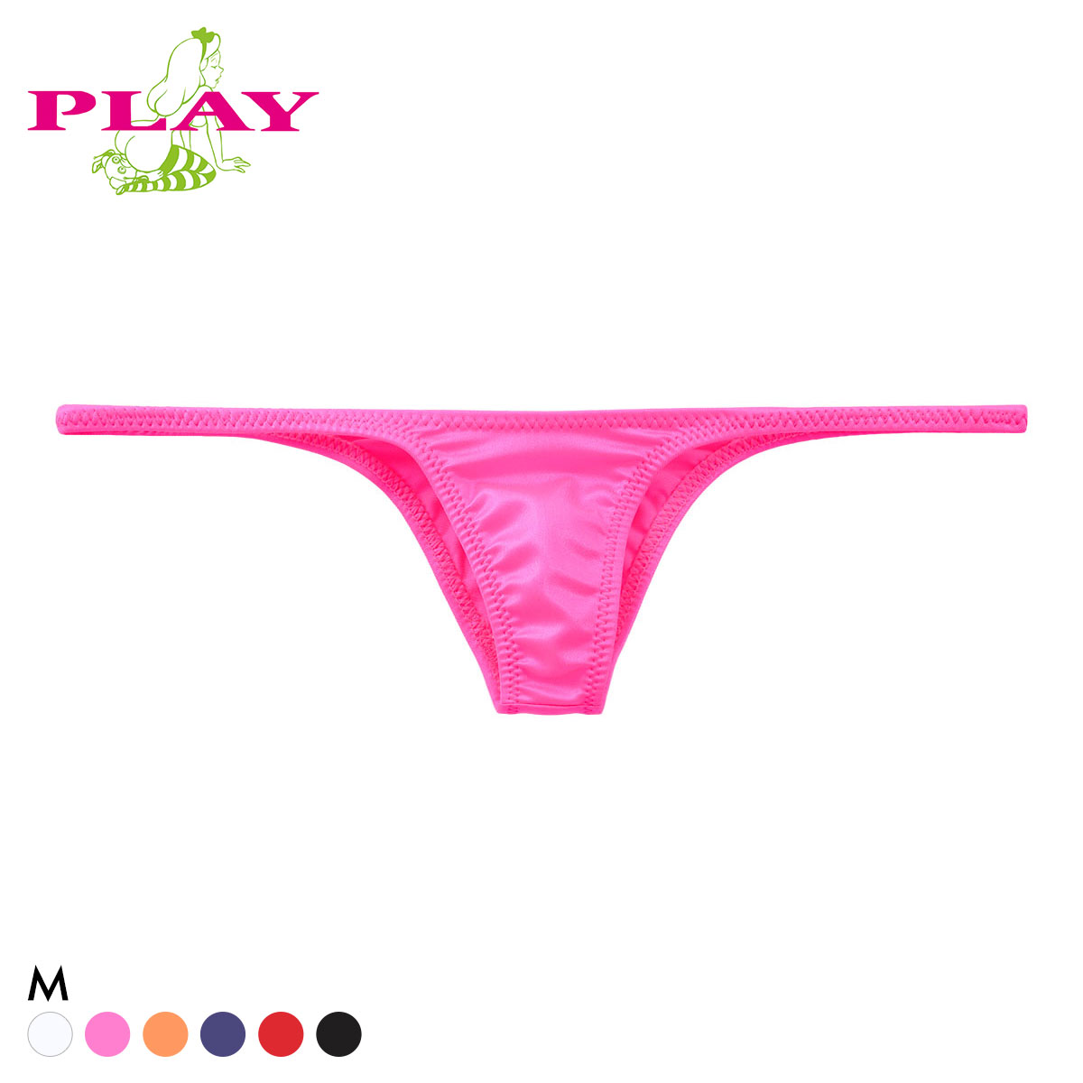 ターキー Ladys PLAY WET Low-rise ハーフバックショーツ M レディース TURKEY TM collection(PI-ピンク-M)