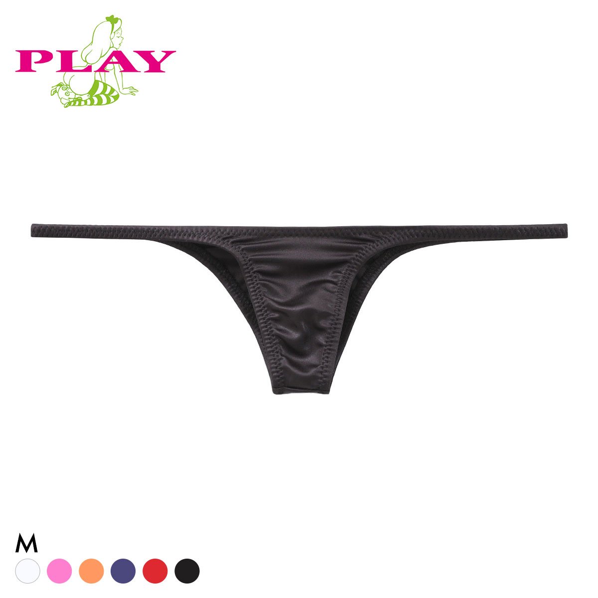 ターキー Ladys PLAY WET Low-rise ハーフバックショーツ M レディース TURKEY TM collection(BK-ブラック-M)