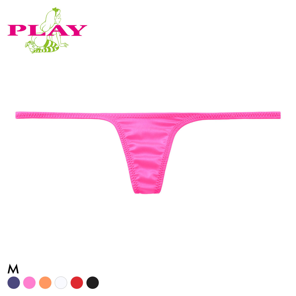 ターキー Ladys PLAY WET Low-rise Tバックショーツ  M レディース TURKEY TM collection(PI-ピンク-M)