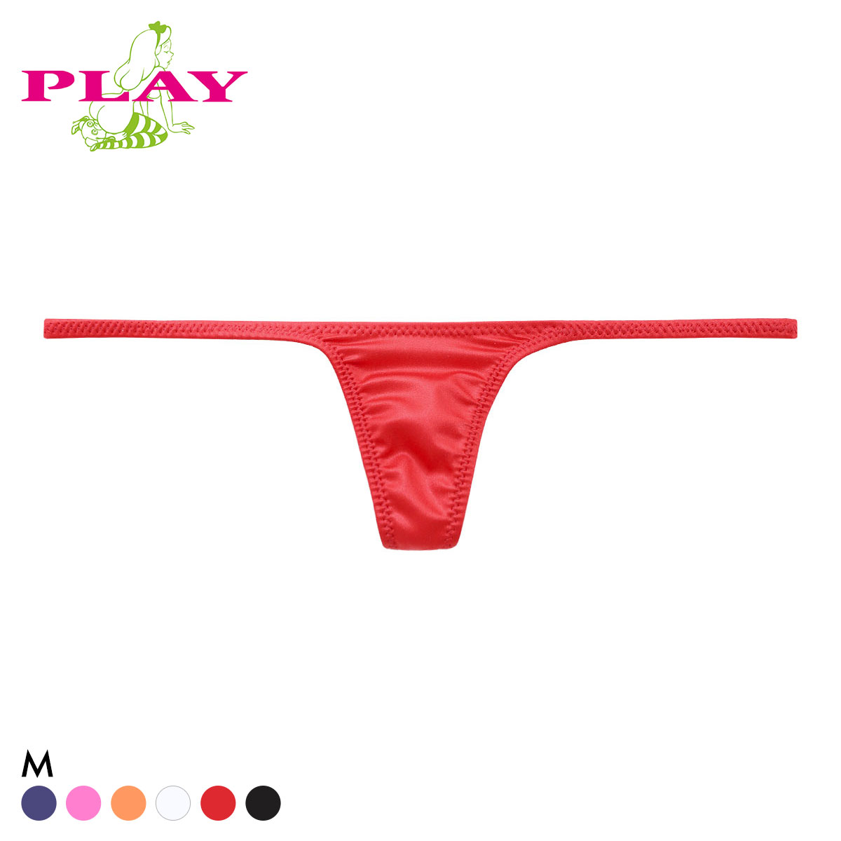 ターキー Ladys PLAY WET Low-rise Tバックショーツ  M レディース TURKEY TM collection(RE-レッド-M)