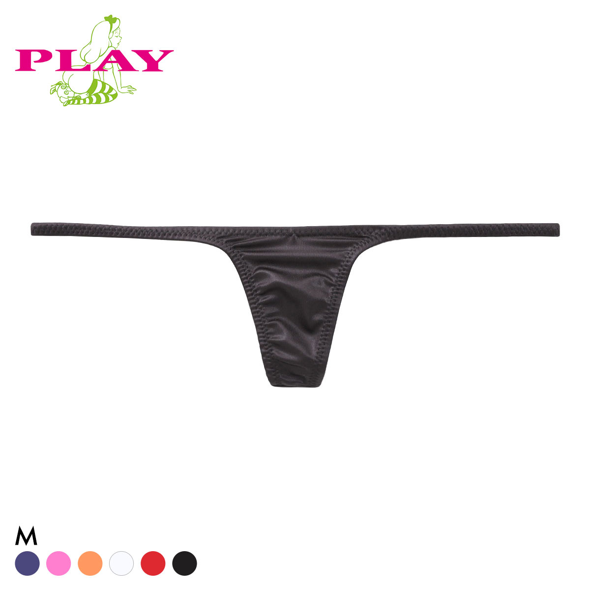 ターキー Ladys PLAY WET Low-rise Tバックショーツ  M レディース TURKEY TM collection(BK-ブラック-M)