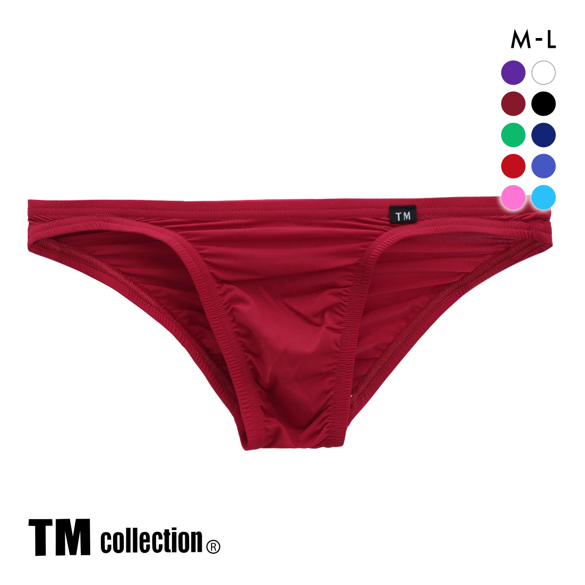 ティーエム コレクションTM collection STRIKE SKIN FLATSTYLE ベーシックビキニ ハーフバック ML 036624 036626(WI-ワイン-M)