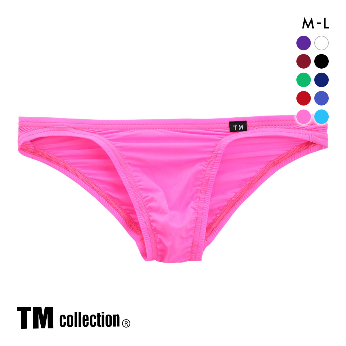 ティーエム コレクションTM collection STRIKE SKIN FLATSTYLE ベーシックビキニ ハーフバック ML 036624 036626(PI-ピンク-M)