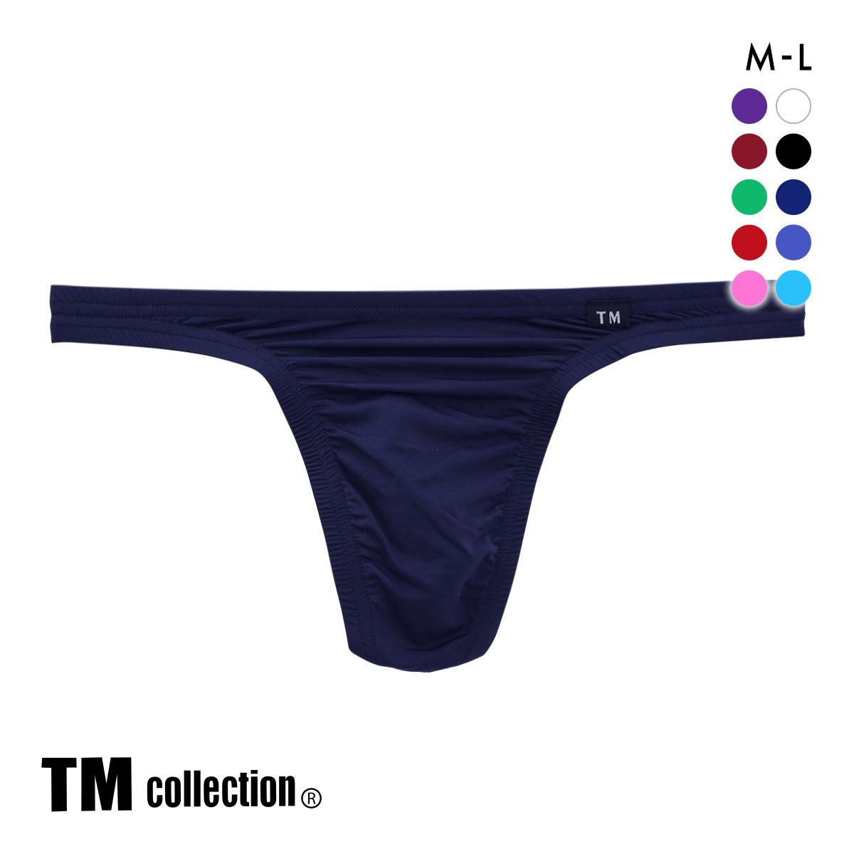 ティーエム コレクションTM collection STRIKE SKIN FLATSTYLE ベーシックビキニ Tバック ML 036625 036627(NV-ネイビー-M)