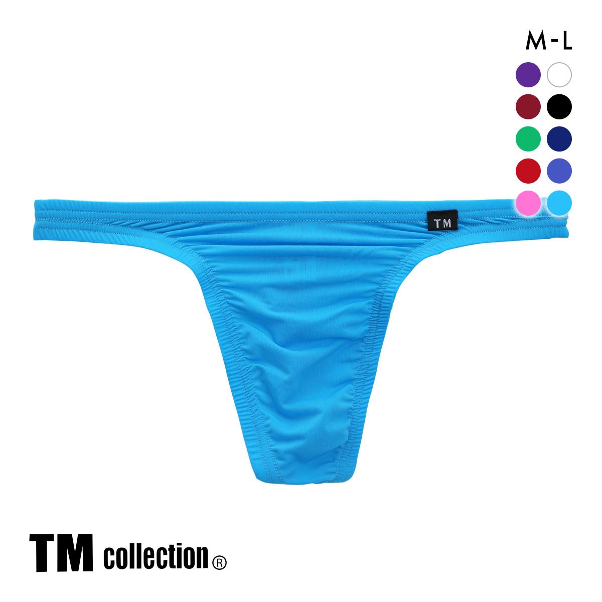 ティーエム コレクションTM collection STRIKE SKIN FLATSTYLE ベーシックビキニ Tバック ML 036625 036627(SX-サックス-M)