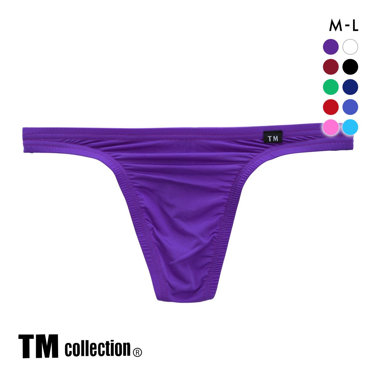 ティーエム コレクションTM collection STRIKE SKIN FLATSTYLE ベーシックビキニ Tバック ML 036625 036627(PU-パープル-M)
