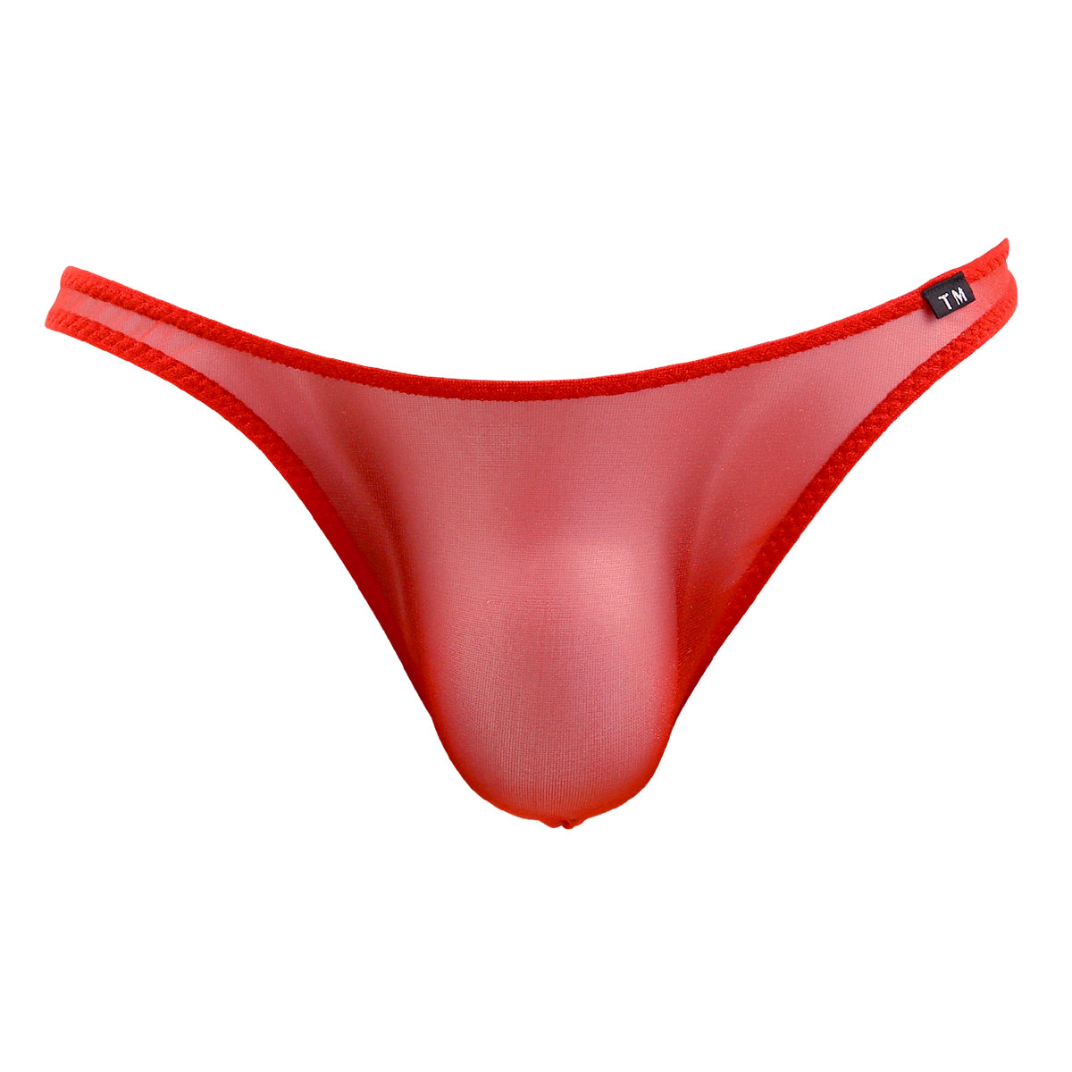 ティーエム コレクションTM collection×SHIROHATO 別注 スパークハーフ フルバック ビキニ ブリーフ メンズ(RE-レッド-M)