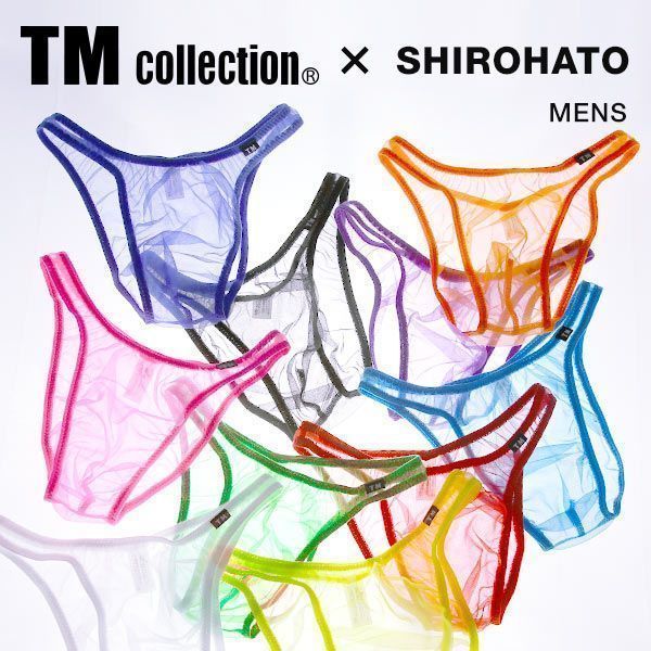 ティーエム コレクションTM collection×SHIROHATO 別注 スパークハーフ フルバック ビキニ ブリーフ メンズ