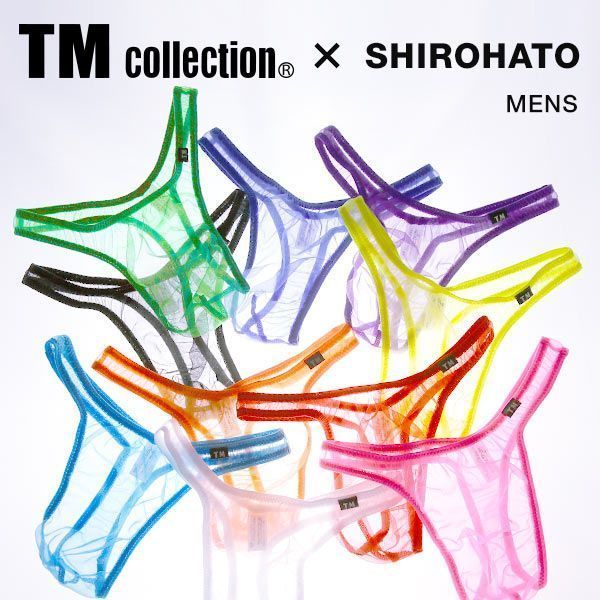 ティーエム コレクションTM collection×SHIROHATO 別注 スパークハーフ Tバック ビキニ メンズ