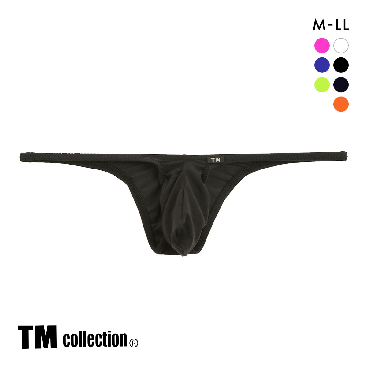 ティーエム コレクションTM collection STRIKESKIN JUST IMPACT ハーフバック ビキニ ブリーフ 前とじ ML 036967(BK-ブラック-M)