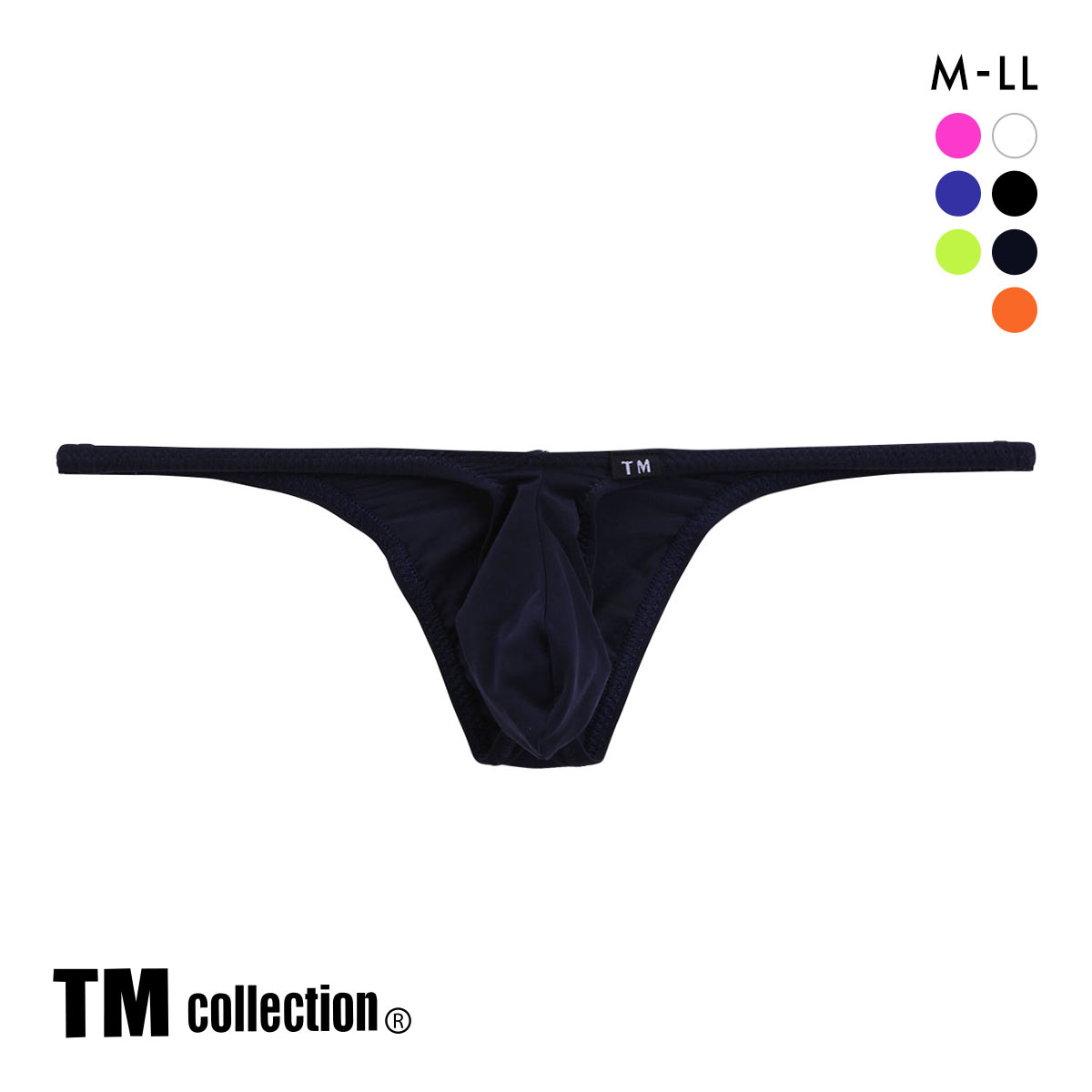 ティーエム コレクションTM collection STRIKESKIN JUST IMPACT ハーフバック ビキニ ブリーフ 前とじ ML 036967(NV-ネイビー-M)