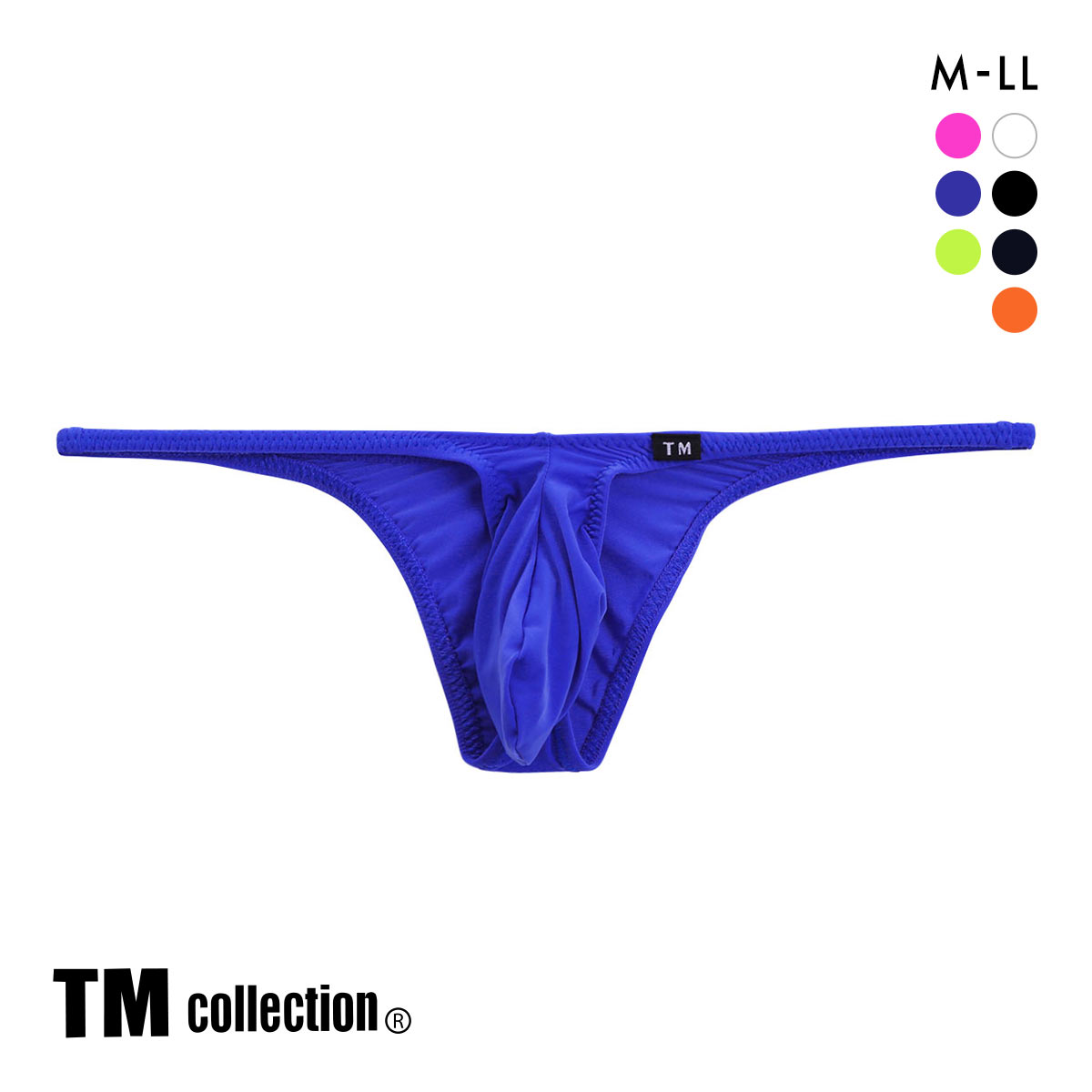 ティーエム コレクションTM collection STRIKESKIN JUST IMPACT ハーフバック ビキニ ブリーフ 前とじ ML 036967(BU-ブルー-M)