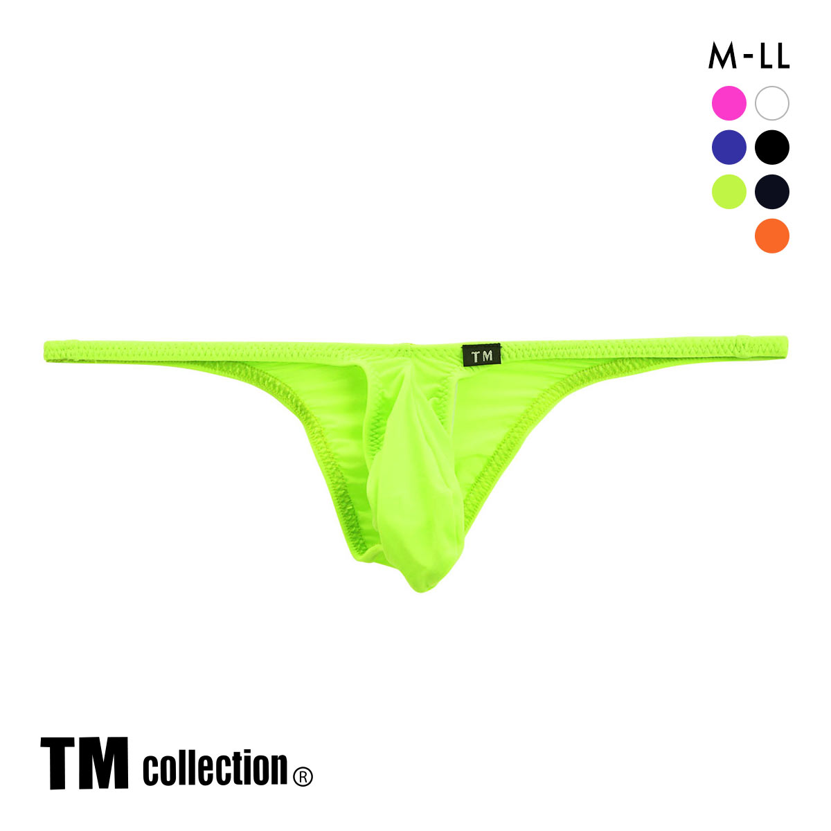 ティーエム コレクションTM collection STRIKESKIN JUST IMPACT ハーフバック ビキニ ブリーフ 前とじ ML 036967(GR-グリーン-M)