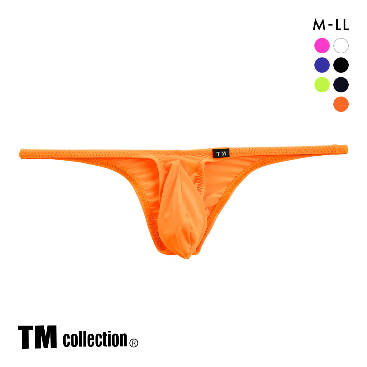 ティーエム コレクションTM collection STRIKESKIN JUST IMPACT ハーフバック ビキニ ブリーフ 前とじ ML 036967(OR-オレンジ-M)