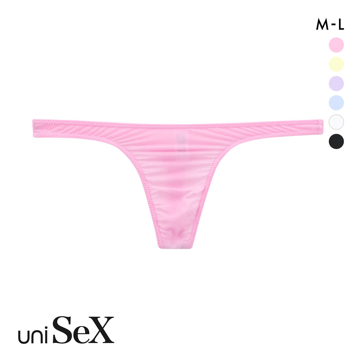 ユニセックス Clearskin Super Standard CandyColor　Tバック ML ビキニ ジェンダーレス 男女兼用 TM uniSeX(PI-ピンク-M)