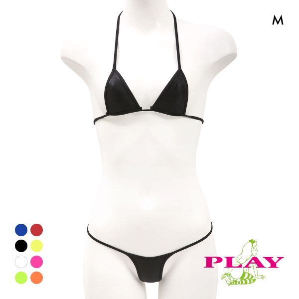 レディース マイクロブラ PLAY WET Super micro bikini set Tバック ブラセット M ブラレット Ladys セクシー下着