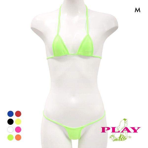 レディース マイクロブラ PLAY WET Super micro bikini set Tバック ブラセット M ブラレット Ladys セクシー下着
