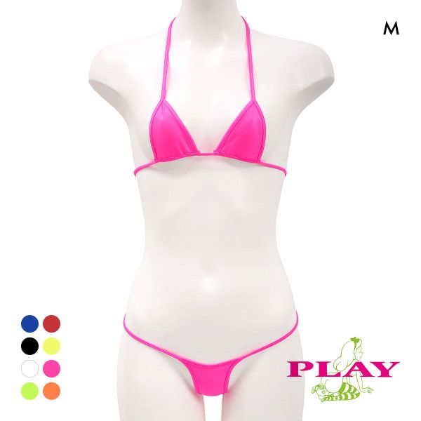 レディース マイクロブラ PLAY WET Super micro bikini set Tバック ブラセット M ブラレット Ladys セクシー下着