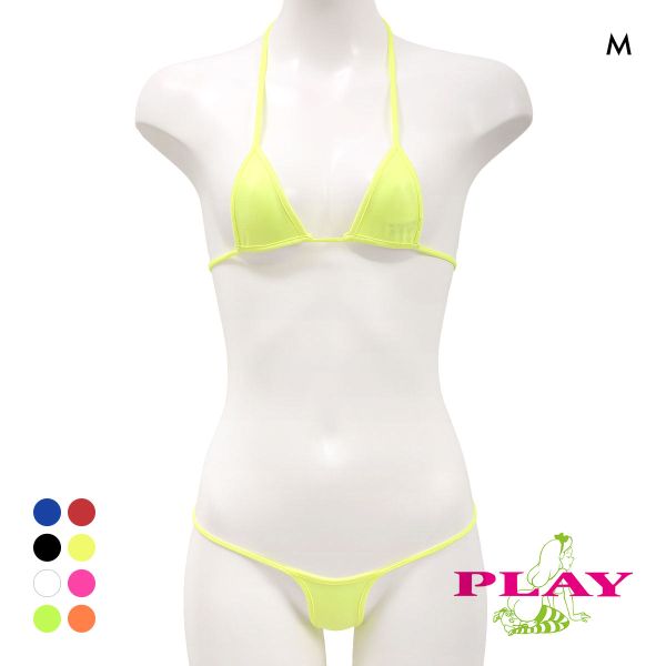 レディース マイクロブラ PLAY WET Super micro bikini set Tバック ブラセット M ブラレット Ladys セクシー下着