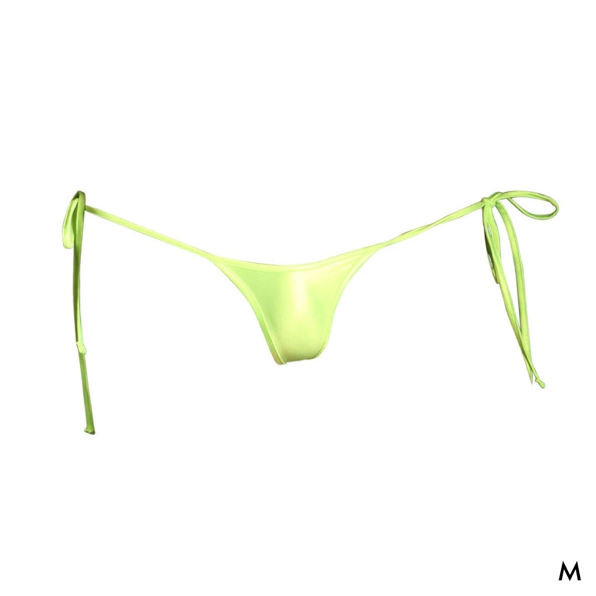ユニセックス uniSeX WET side ribbon HB ハーフバック ビキニ ジェンダーレス ユニセックス 男女兼用 TM(GR-グリーン-M)