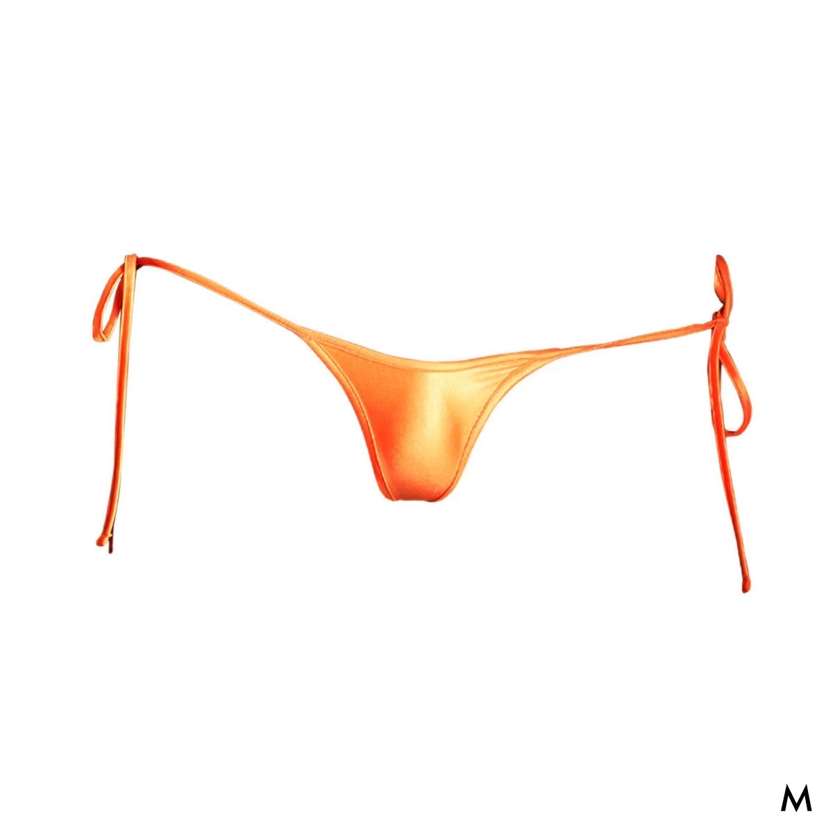 ユニセックス uniSeX WET side ribbon TB Tバック ビキニ ジェンダーレス ユニセックス 男女兼用 TM(OR-オレンジ-M)