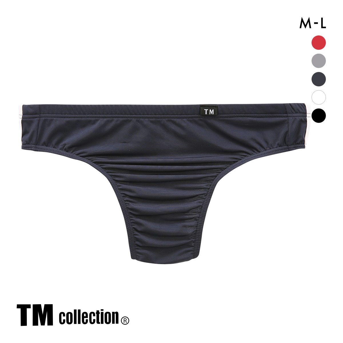 ティーエム コレクション STRIKESKIN サイドラインブルマ Tバック TM collection Clearskin(NV-ネイビー-M)