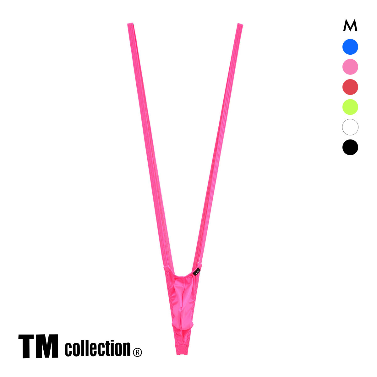 ティーエム コレクション WET Wild Muscle サスペンダー TB M セクシー メンズ 前とじ TM collection(PI-ピンク-M)
