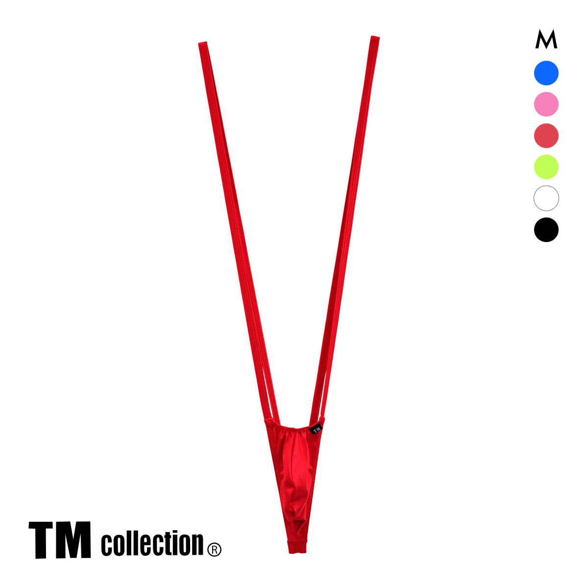 ティーエム コレクション WET Wild Muscle サスペンダー TB M セクシー メンズ 前とじ TM collection(RE-レッド-M)