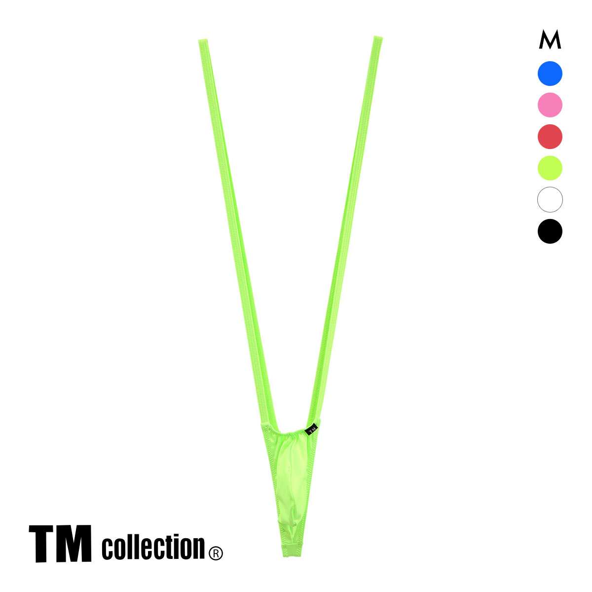 ティーエム コレクション WET Wild Muscle サスペンダー TB M セクシー メンズ 前とじ TM collection(GR-グリーン-M)
