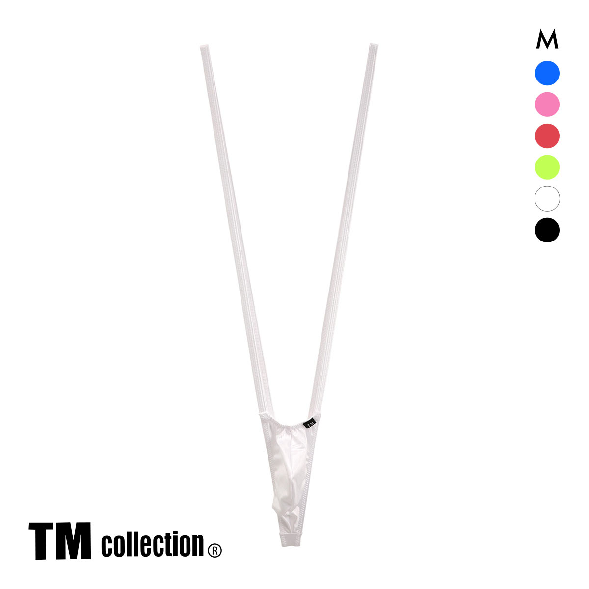 ティーエム コレクション WET Wild Muscle サスペンダー TB M セクシー メンズ 前とじ TM collection(WH-ホワイト-M)