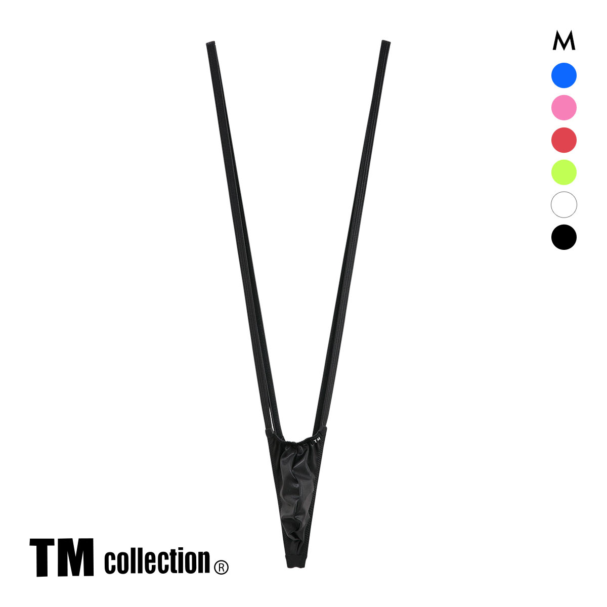 ティーエム コレクション WET Wild Muscle サスペンダー TB M セクシー メンズ 前とじ TM collection(BK-ブラック-M)