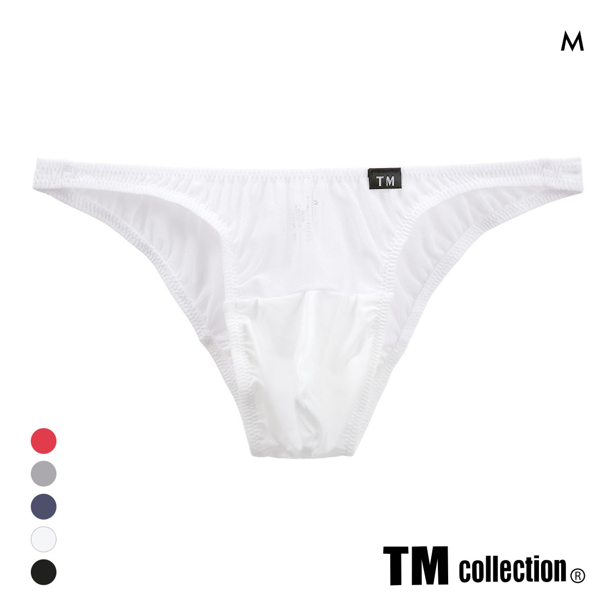 ティーエム コレクション STRIKESKIN x Powernet Dolphin cup ハーフバック ビキニ(WH-ホワイト-M)