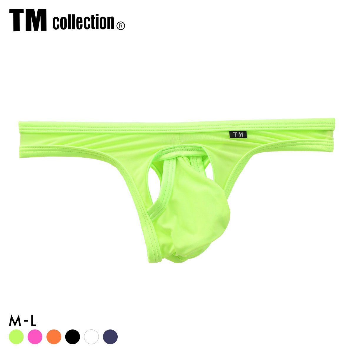 ティーエム コレクション WET x STRIKESKIN STRONG Hole&Cup TB Tバック メンズ TM collection(GR-グリーン-M)