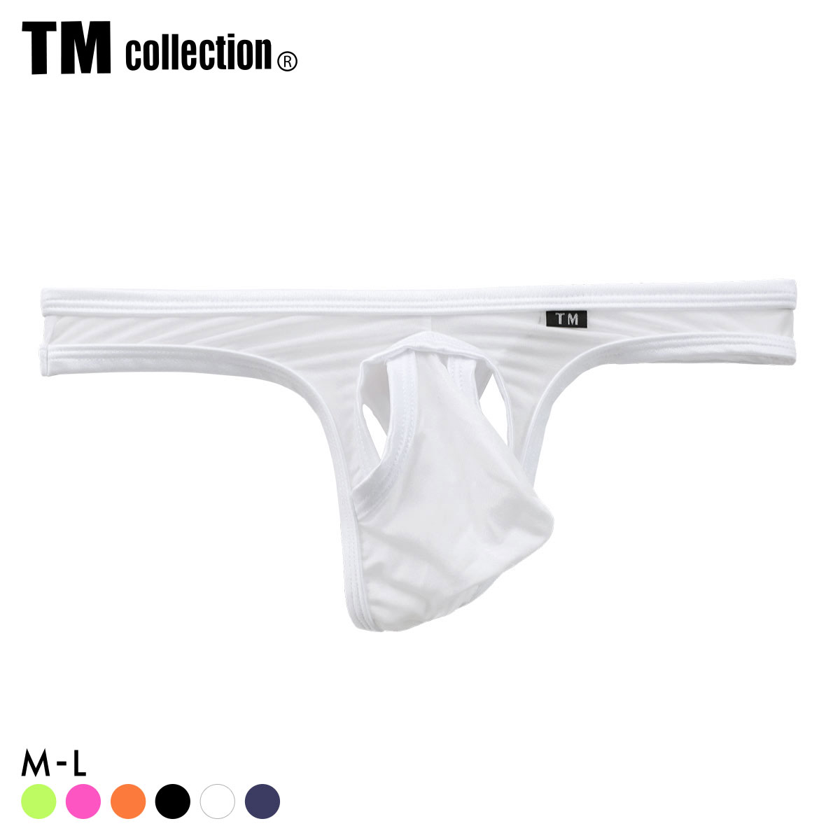 ティーエム コレクション WET x STRIKESKIN STRONG Hole&Cup TB Tバック メンズ TM collection(WH-ホワイト-M)