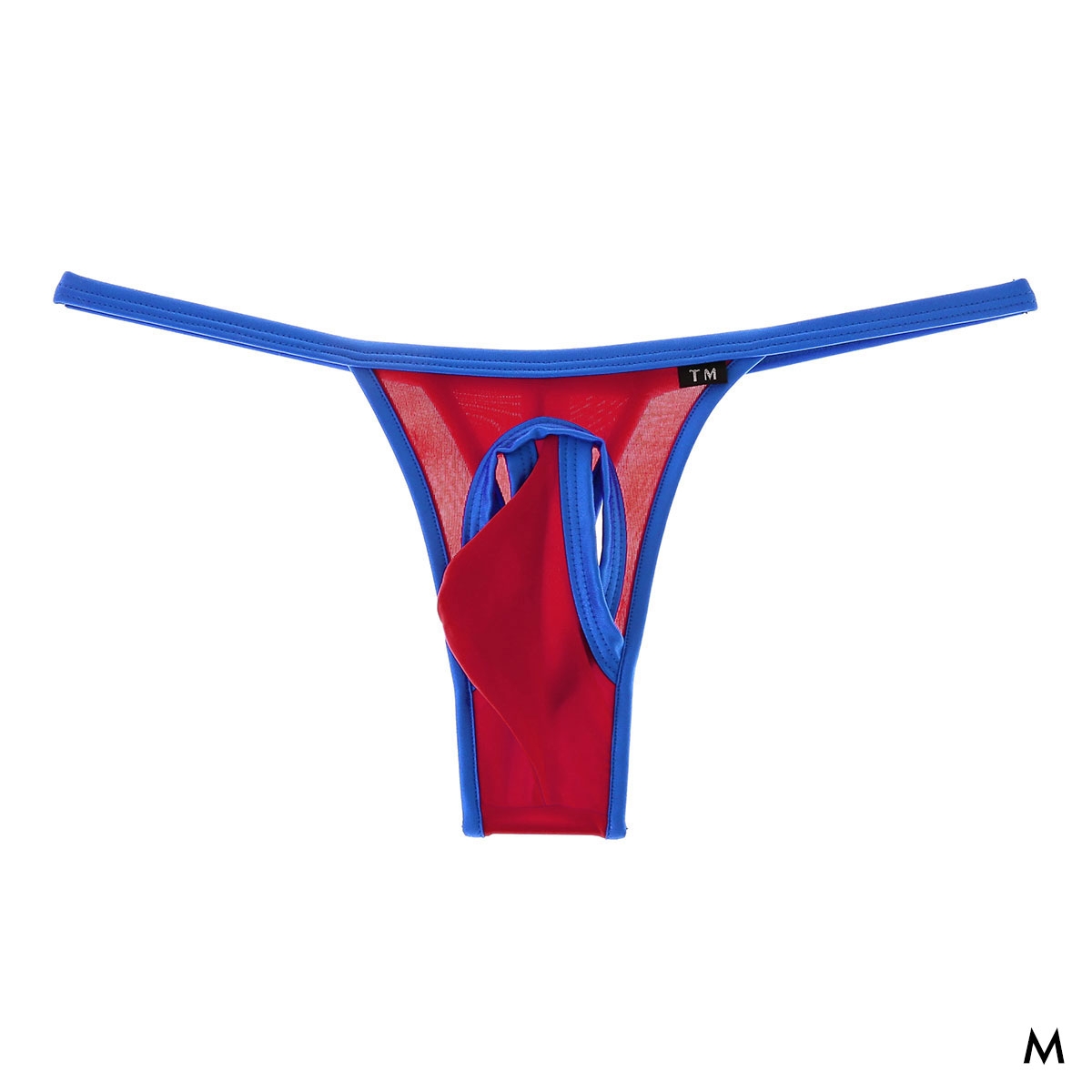 ティーエム コレクション STRIKESKIN×WET STRONG Hole＆Cup TB Tバック ビキニ メンズ TM COLLECTION(RE-レッド-M)