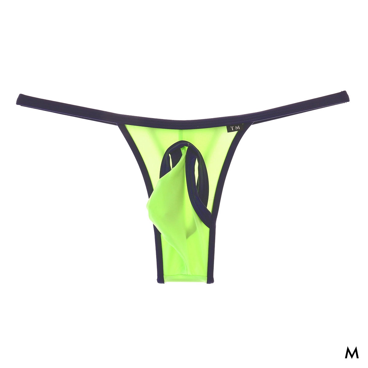 ティーエム コレクション STRIKESKIN×WET STRONG Hole＆Cup TB Tバック ビキニ メンズ TM COLLECTION(LGR-薄グリーン-M)