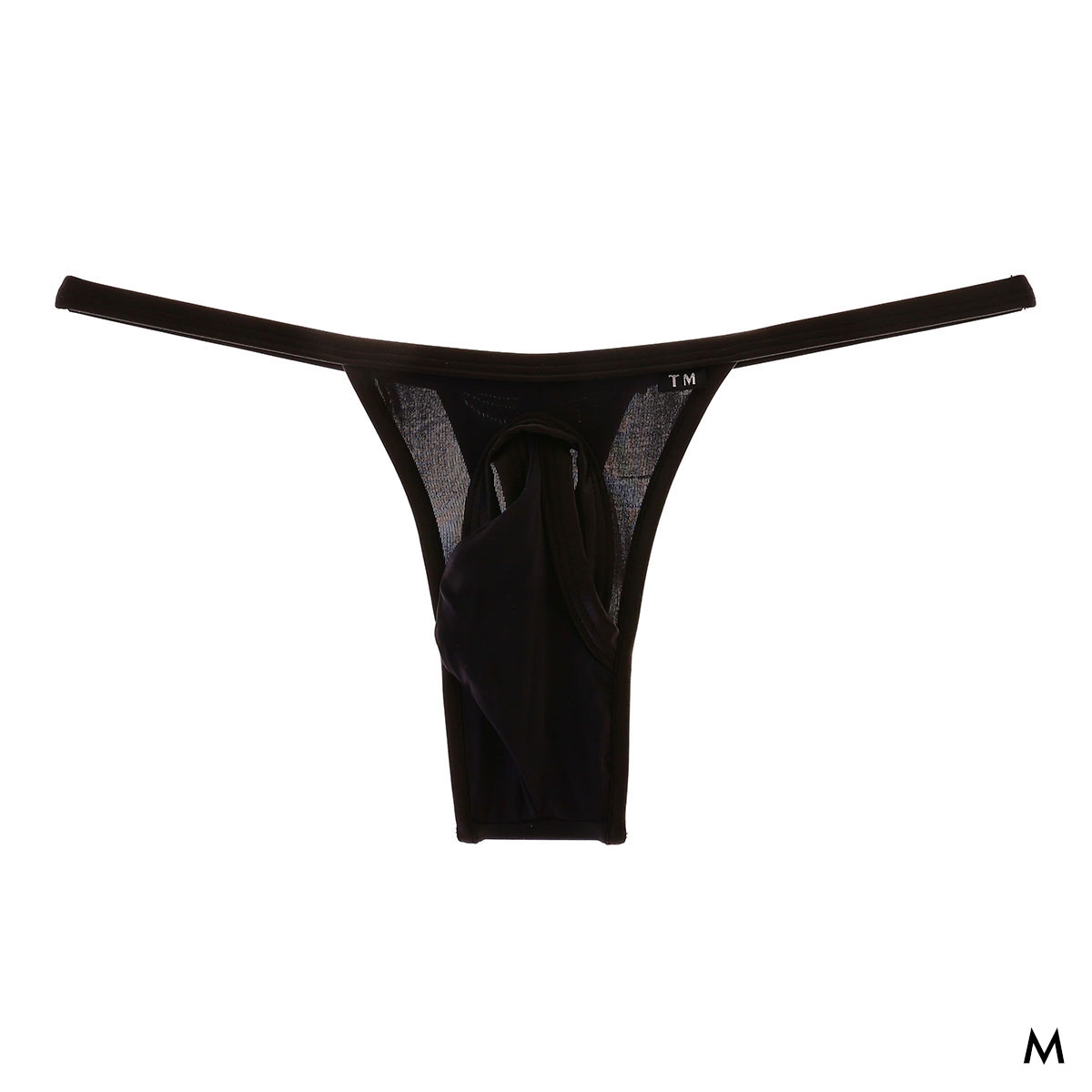 ティーエム コレクション STRIKESKIN×WET STRONG Hole＆Cup TB Tバック ビキニ メンズ TM COLLECTION(BK-ブラック-M)