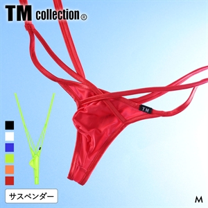 ティーエム コレクション STRIKESKIN x WET FRONT CROSS Suspender TB Tバック メンズ TM COLLECTION 日本製
