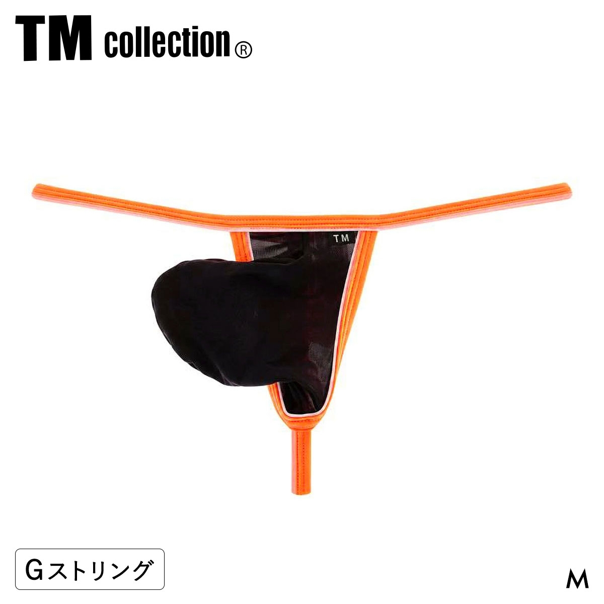 ティーエム コレクション STRIKESKIN x WET Wバインダー Sporty G-STRING Gストリング TM collection メンズ 日本製(BK-ブラック-M)